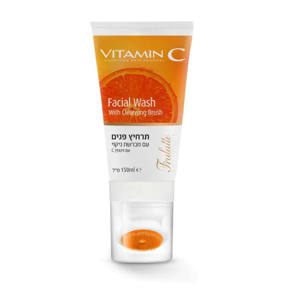 Vitamin C Facial Wash with Cleansing Brush - Frulatte